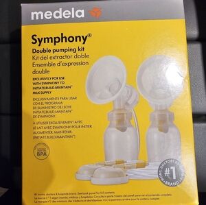 Medela Symphony Double Pumping Kit - Yellow and White